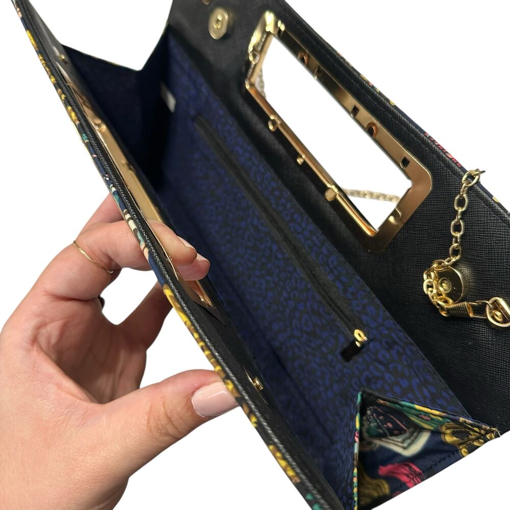 Multicolor Butterfly Rectangular Convertible Clut… - image 5